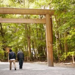 伊勢参り外宮の鳥居